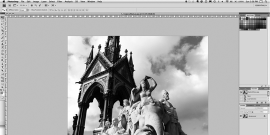 Viewing the desktop in grayscale using Nocturne.