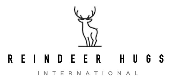 The very reputable-looking logo of Reindeer Hugs International. It seems legit.