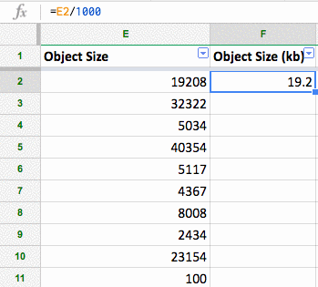 Animated GIF of a spreadsheet process