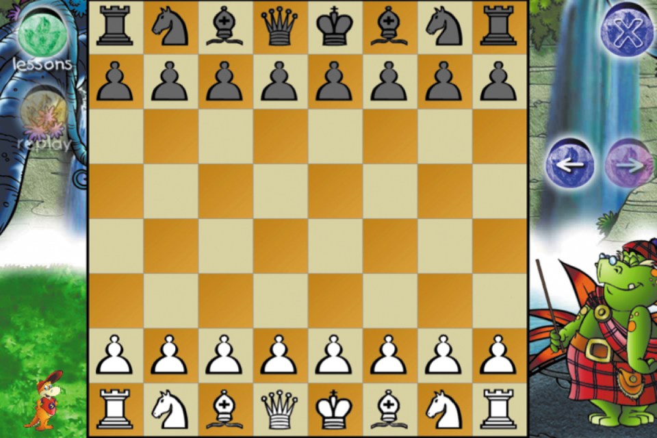 Screenshot of a chess game
