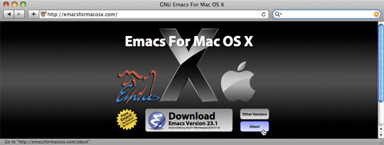 EMACS for OS X site