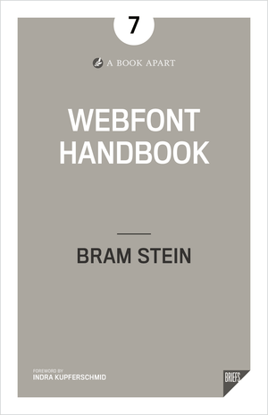 Cover from Webfont Handbook